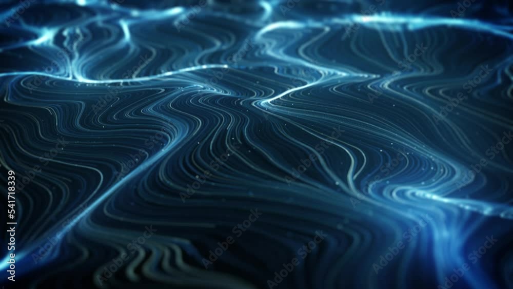 Poster abstract swirling and flowing lines background/ 4k animation of an abstract wallpaper technology bac