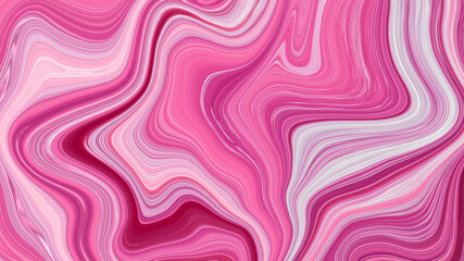 Abstract pink background with lines. Web backdrop, colorful ink pattern, fantasy hand drawn, paint flowing, painted wallpaper. Gradient texture. Modern template. Art creative design. Curved shapes.