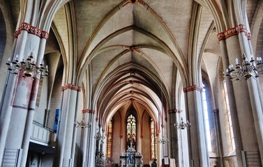 Marburg, Lutherische Pfarrkirche St. Marien, Inneres
