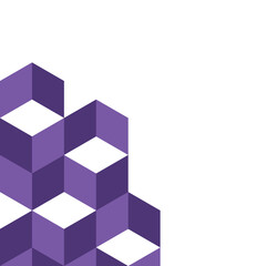 Obraz premium Parallelogram Pattern Corner