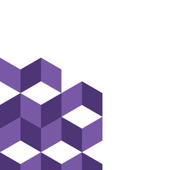 Obraz premium Parallelogram Pattern Corner