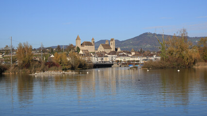 Medieval castle in Rapperswil, Switzerland.