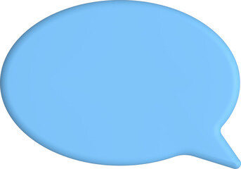 A blank speech bubble, conversation box, message box, chatbox.