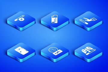 Set Disease lungs, No smoking, time, area, Lighter and Giving up cigarette icon. Vector