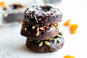 Vegan Chocolate Donuts