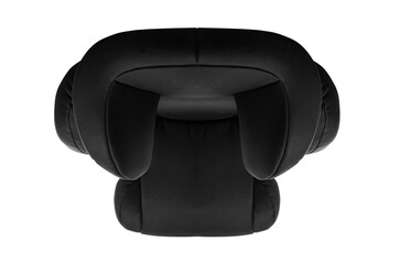 Baby black car seat on a white background. Baby Safety Car Seat isolated on white.