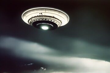 Flying saucer. UFO. UAP. The aliens have arrived. 