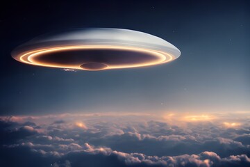 Flying saucer. UFO. UAP. The aliens have arrived. 