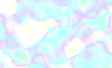 Soft pastel glowing plastic like fluids