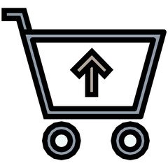 Delete From Cart Vector Icon