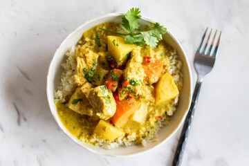 Crockpot Yellow Thai Curry