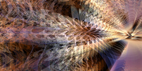 Fraktaler Hintergrund für Drucksachen und Internet Layout