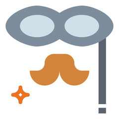 mask flat icon style