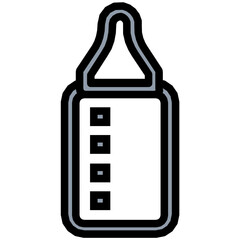 Baby Bottle Vector Icon