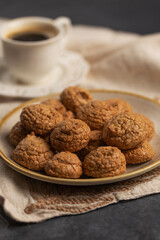 Coffee and many tasty cookies