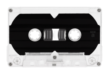 audio cassette tape isolated and save as to PNG file