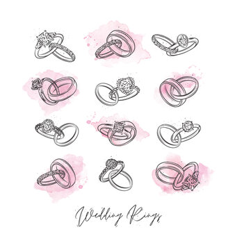 Wedding Ring Drawing Images – Browse 203,144 Stock Photos, Vectors, and  Video | Adobe Stock