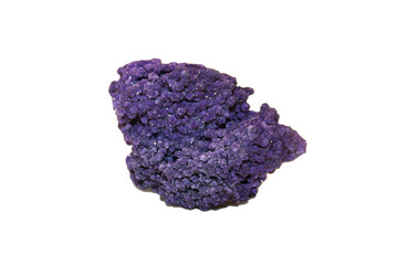 natural purple grape - agate, raw purple natural crystal, mineral quartz