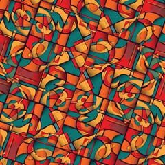 Abstract geometric gradient colorful background