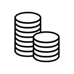 coin money icon design vector template