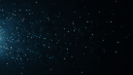 Seamless - Halftone dots motion background, Dot cartoonist background, Halftone comic dot animation. Wave pattern. Retro and Vintage Pattern animation. Comic background.