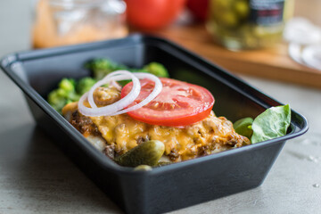 Cheeseburger Pizza Chicken