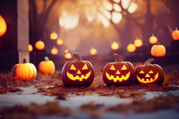 Fototapeta premium A cute halloween illustration