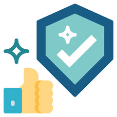 security flat icon style