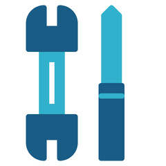 Fototapeta premium service flat icon style