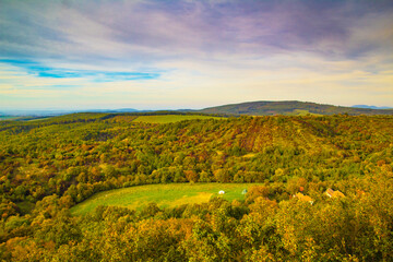 Hungarian landscape in the autumn