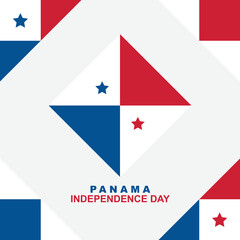 Panama independence day background.