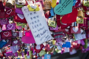 Locket from Seoul Tower in South Korea