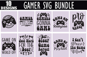 gamer SVG bundle