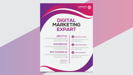 modern flyer design template