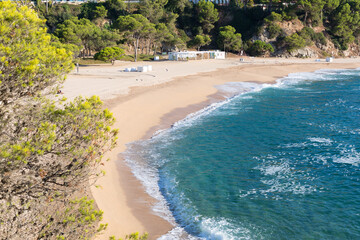 Fototapeta na wymiar .La Conca beach on the Catalan Costa Brava