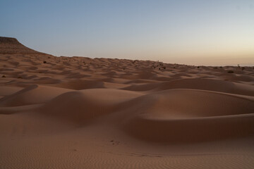 Fototapeta na wymiar Views of the desert, Douz region, southern Tunisia