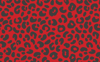 Abstract modern leopard seamless pattern. Animals trendy background. Color decorative vector stock illustration for print, card, postcard, fabric, textile. Modern ornament of stylized skin
