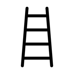 ladder icon in trendy flat design