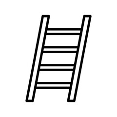ladder icon in trendy flat design