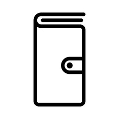 wallet icon vector logo template