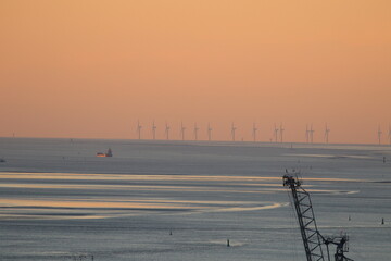 Sonnenuntergang an Nordsee