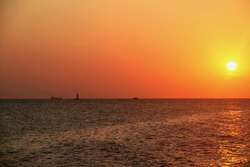 Sonnenuntergang am Meer