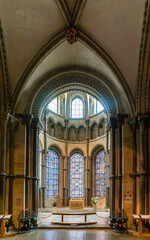 view of Becket's Crown chapel inside the historic Canterbury Cathedral