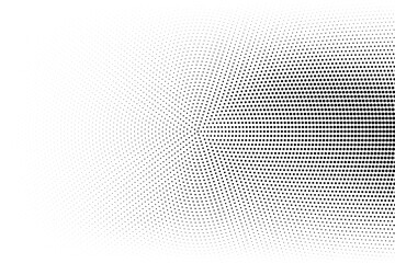 Halftone monochrome pattern with dots. Minimalism, vector. Background for posters, websites, business cards, postcards, interior design.