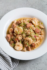 meal prep jambalaya