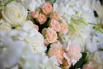 Obraz na płótnie Canvas Wedding flowers as decoration