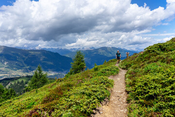 hiking austria sky mountan 