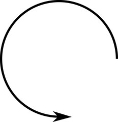 black circle arrows icon 