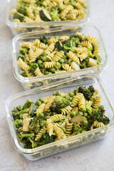 mealprep vegan pasta