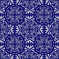 Seamless geometric folklore ornament, Tribal ethnic texture. Seamless striped pattern in Aztec style, Figure tribal embroidery, Scandinavian, Ikat pattern